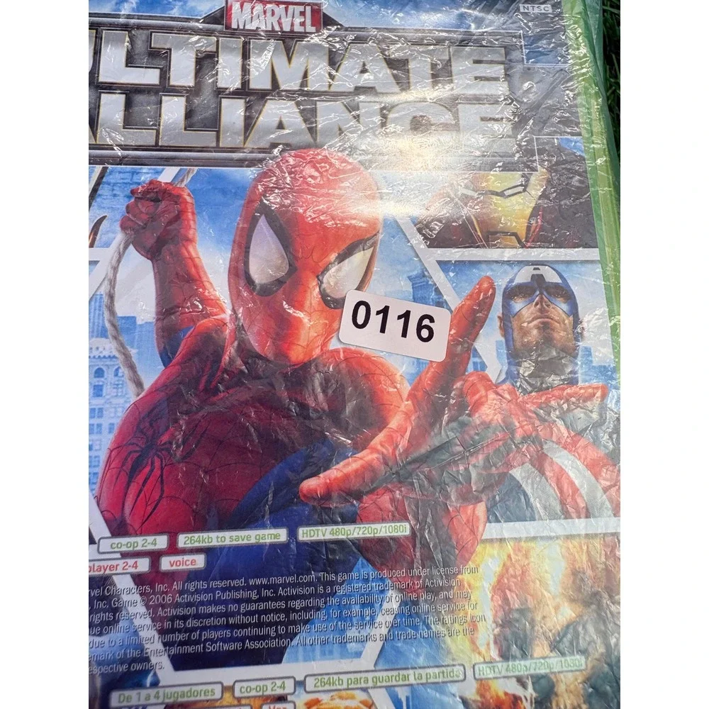 Marvel Ultimate Alliance Microsoft Xbox‎ 360 Activision Action RPG Video Game